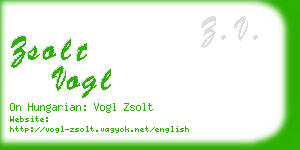 zsolt vogl business card